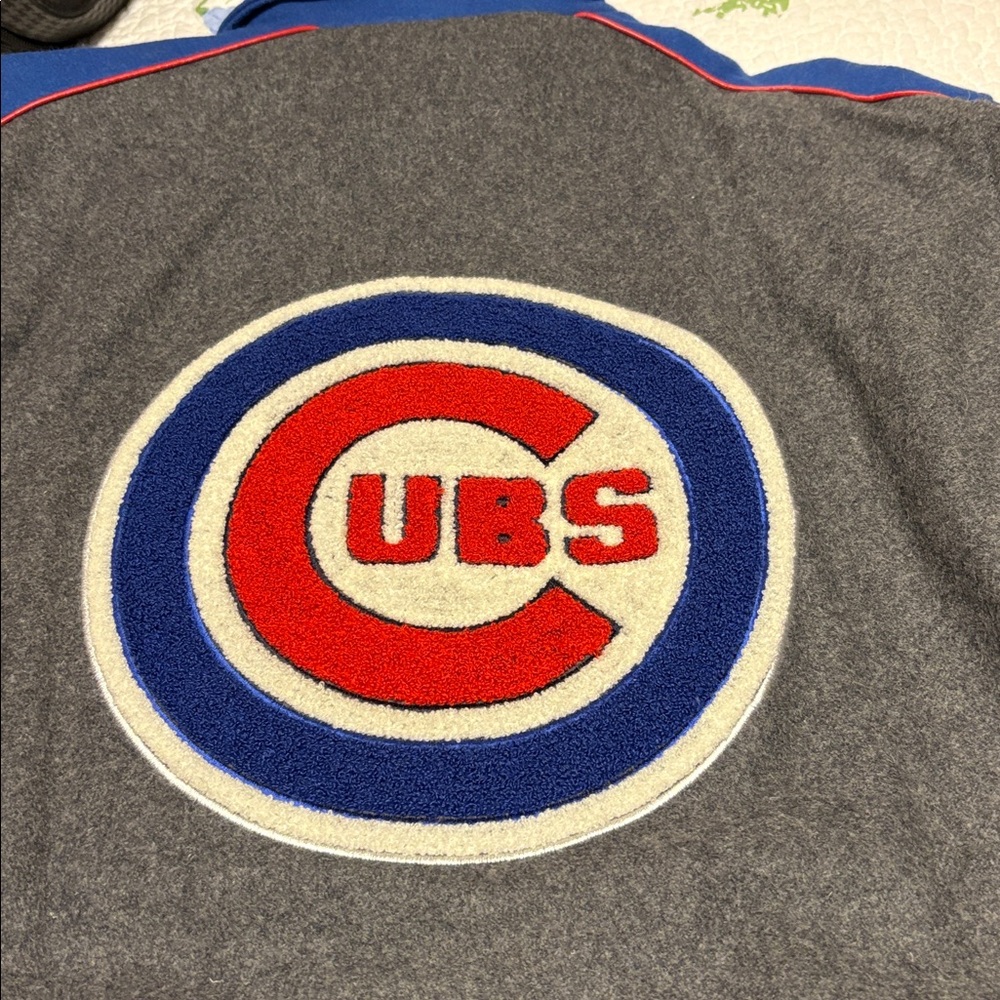 Gray and Blue Cubs Jacket